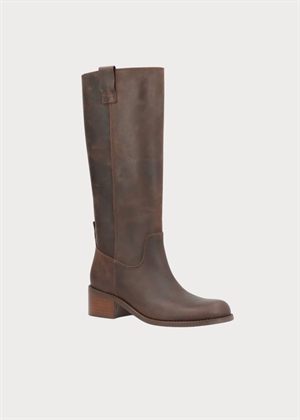 Martina long støvle Leather Chocolat Phenumb 